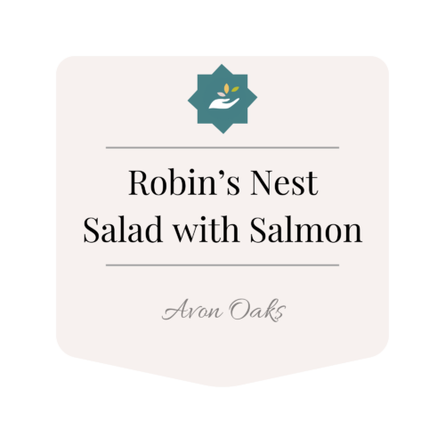 Robin's Nest Salad with Salmon